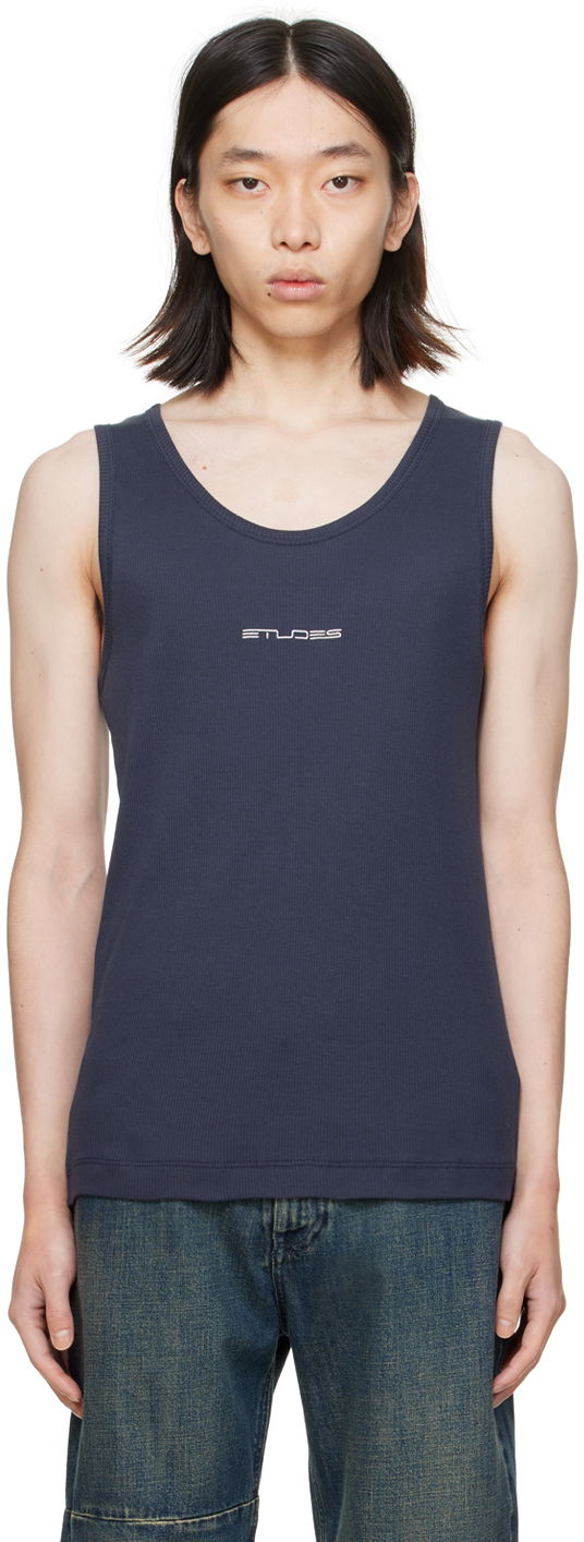 Безрукавка Études Pippen Tank Top темно-синій | E24MM161A03244