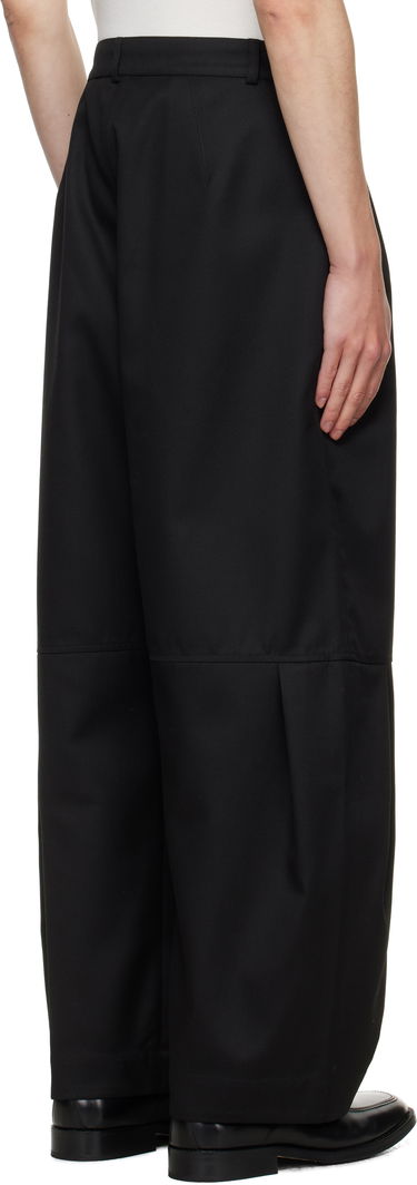 Штани sage NATION SAGE NATION Zushi Pleated Trousers чорний | S091 ZUSHI TROUSER COTTON TWIL, 2