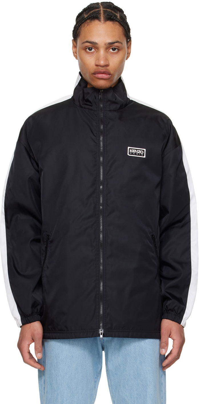Куртка KENZO Black Paris Track Jacket чорний | FE55BL1619OA