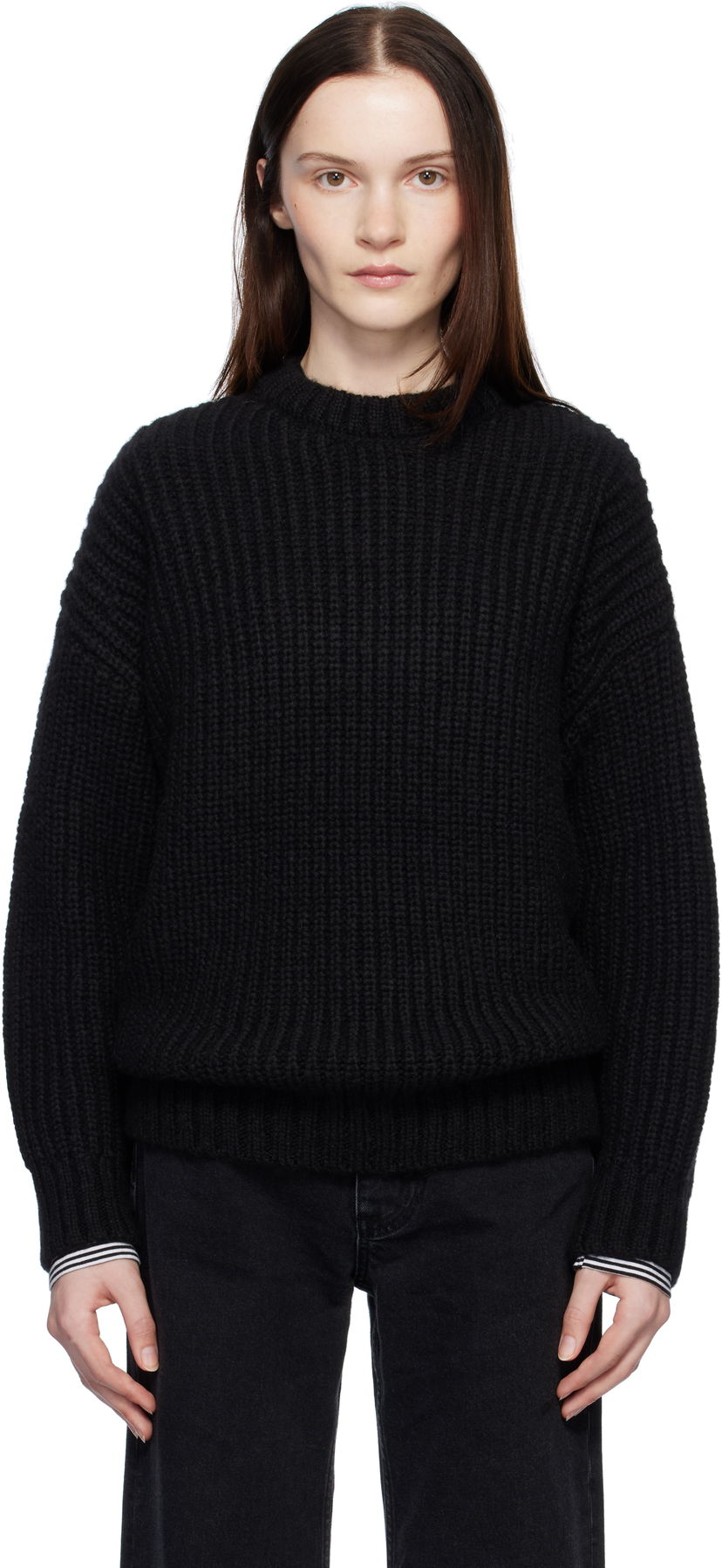 Cветр Anine Bing ANINE BING Sydney Knit Sweater чорний | A-09-0277-000