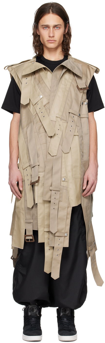 Жилет Junya Watanabe Sleeveless Coat бежевий | WM-V005-051