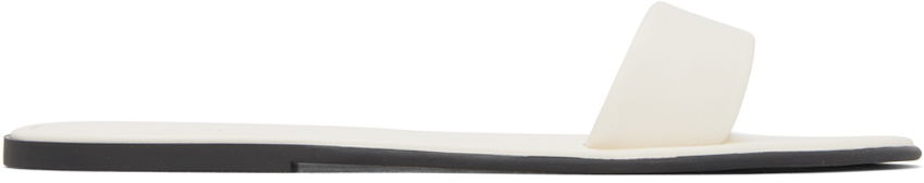 плаття The Row The Row Leather Beach Slides білий | F1386-SPN60, 0