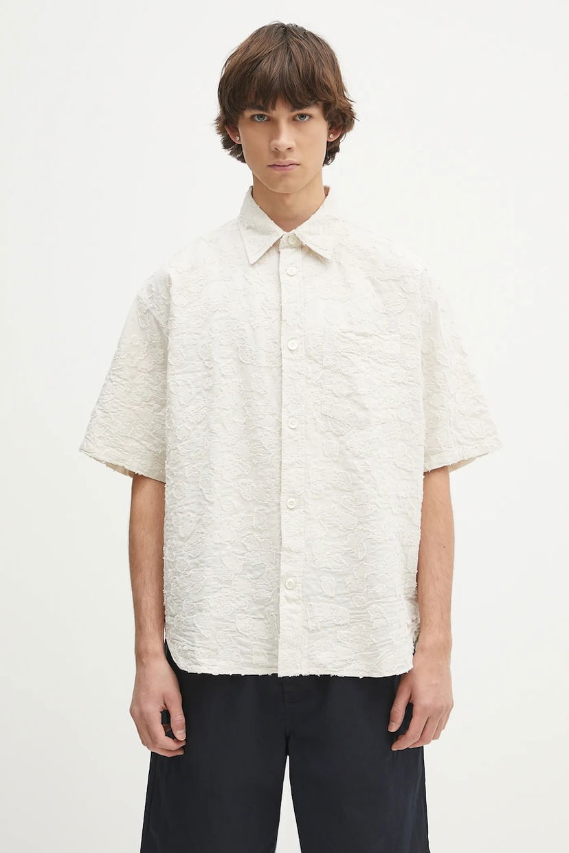 Сорочка NORSE PROJECTS Norse Projects Mo Oversized Fil Coupe SS Shirt, Relaxed Fit білий | N40.0830.0957