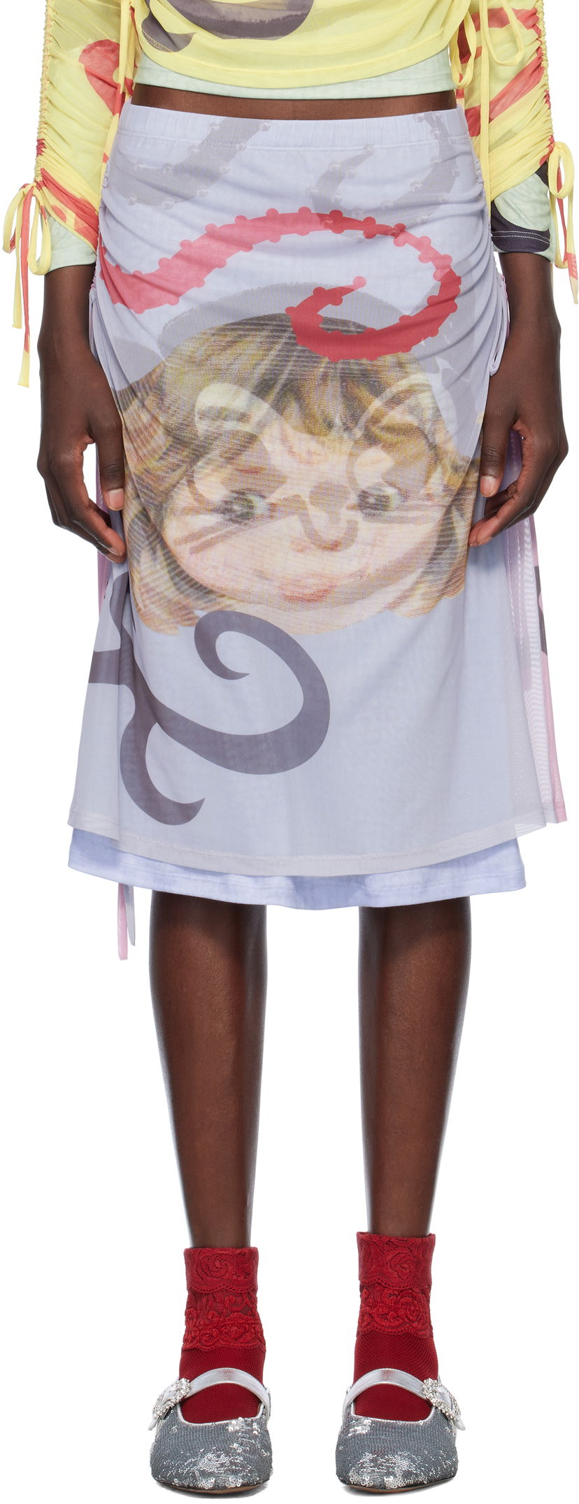 Спідниця Chopova Lowena Chopova Lowena Sam Cat Ballast Midi Skirt Різнокольоровий | 3263