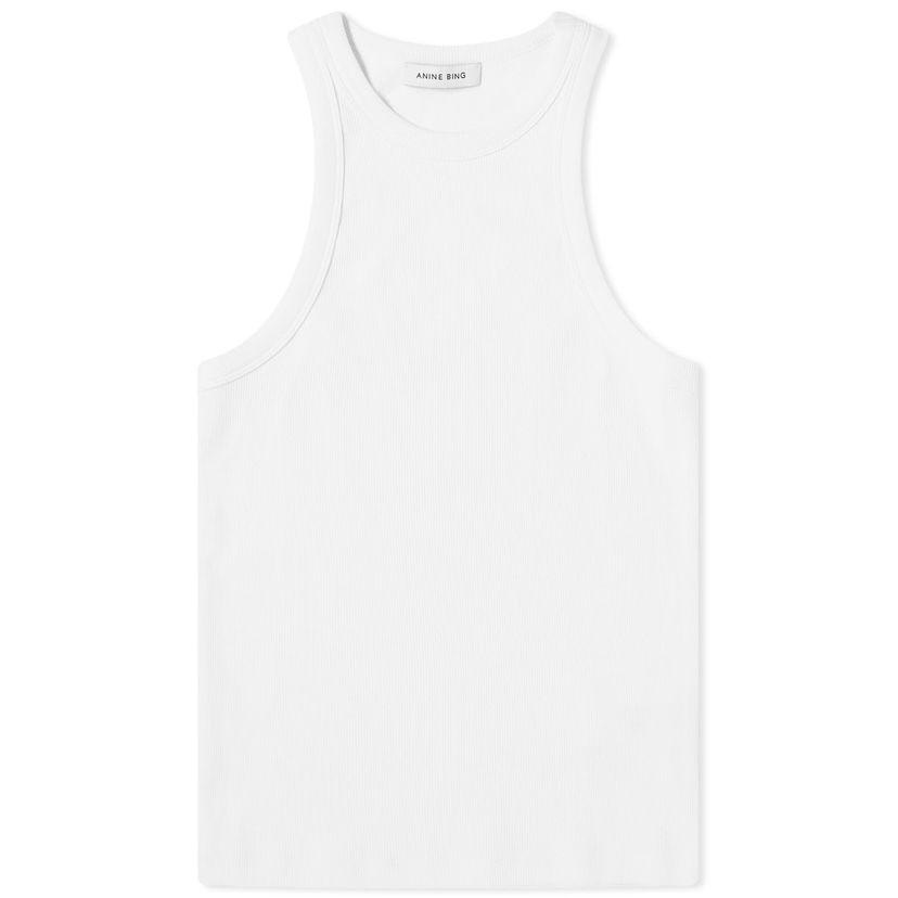 Безрукавка Anine Bing Eva Tank Vest, Size Large білий | A-08-0151-100