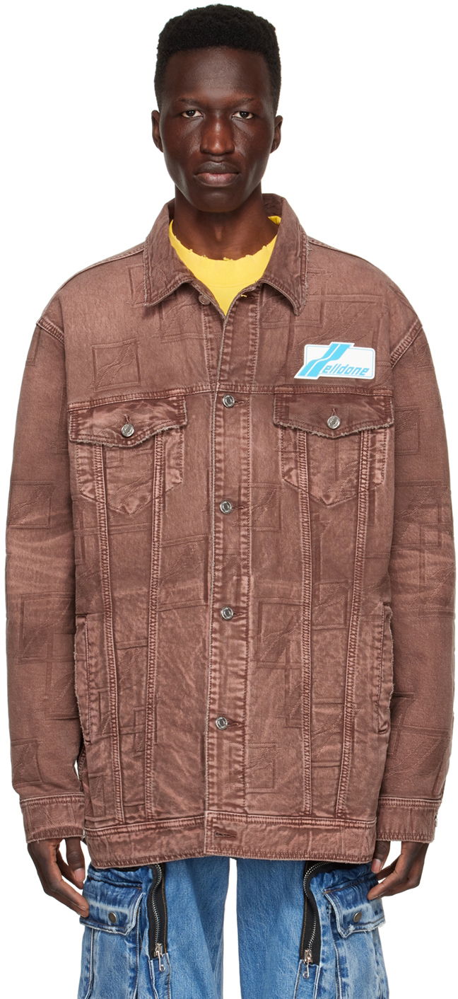 Куртка We11done We11done Denim Trucker Jacket Коричневий | WD-DJ1-22-366-U-BR