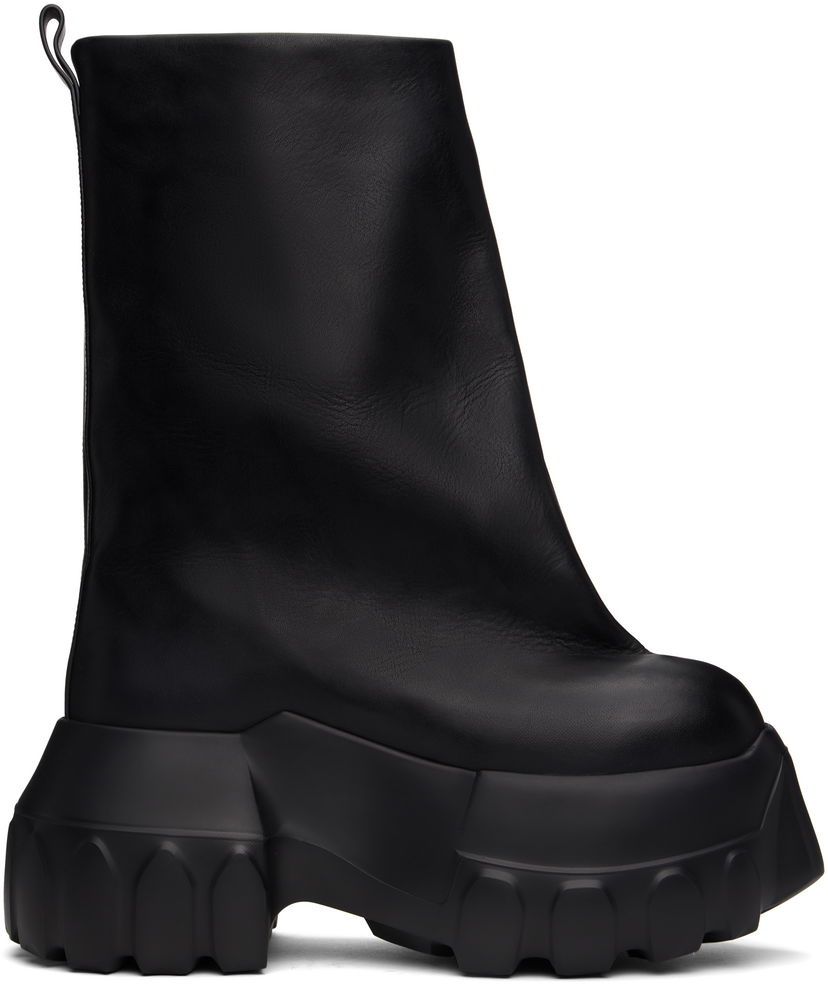 Одяг Rick Owens Rick Owens Hollywood Flared Mega Tractor Boots чорний | RU01E5864 LOO