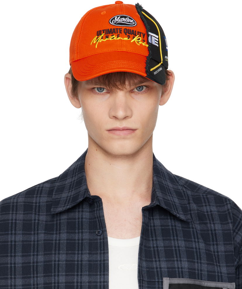 Кепка Martine Rose Martine Rose Collage Baseball Cap Помаранчевий | 1217WP13200