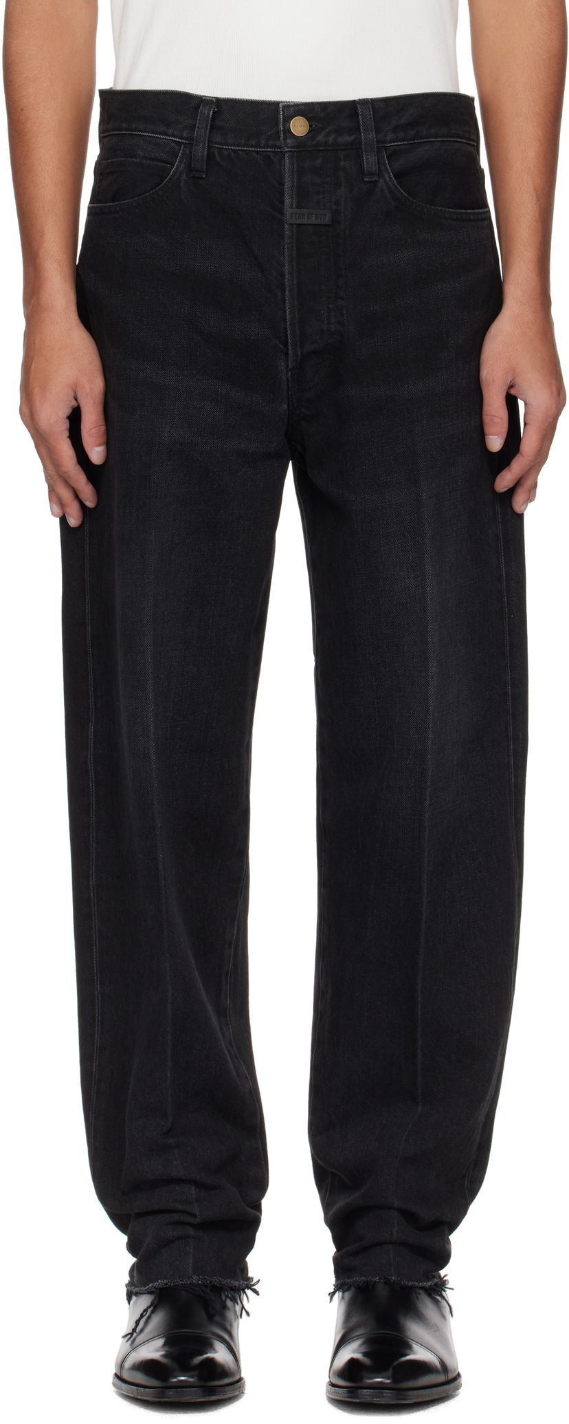 Джинси Fear of God Fear of God 80s 5 Pocket Jeans чорний | FGE240-410DNM