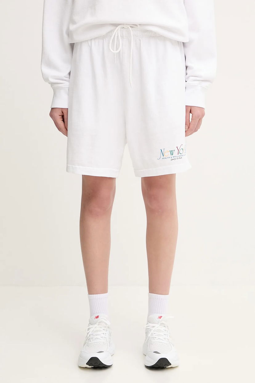 Шорти Sporty & Rich Sporty & Rich NY 94 Gym High Waist Shorts білий | SH039622034WH57