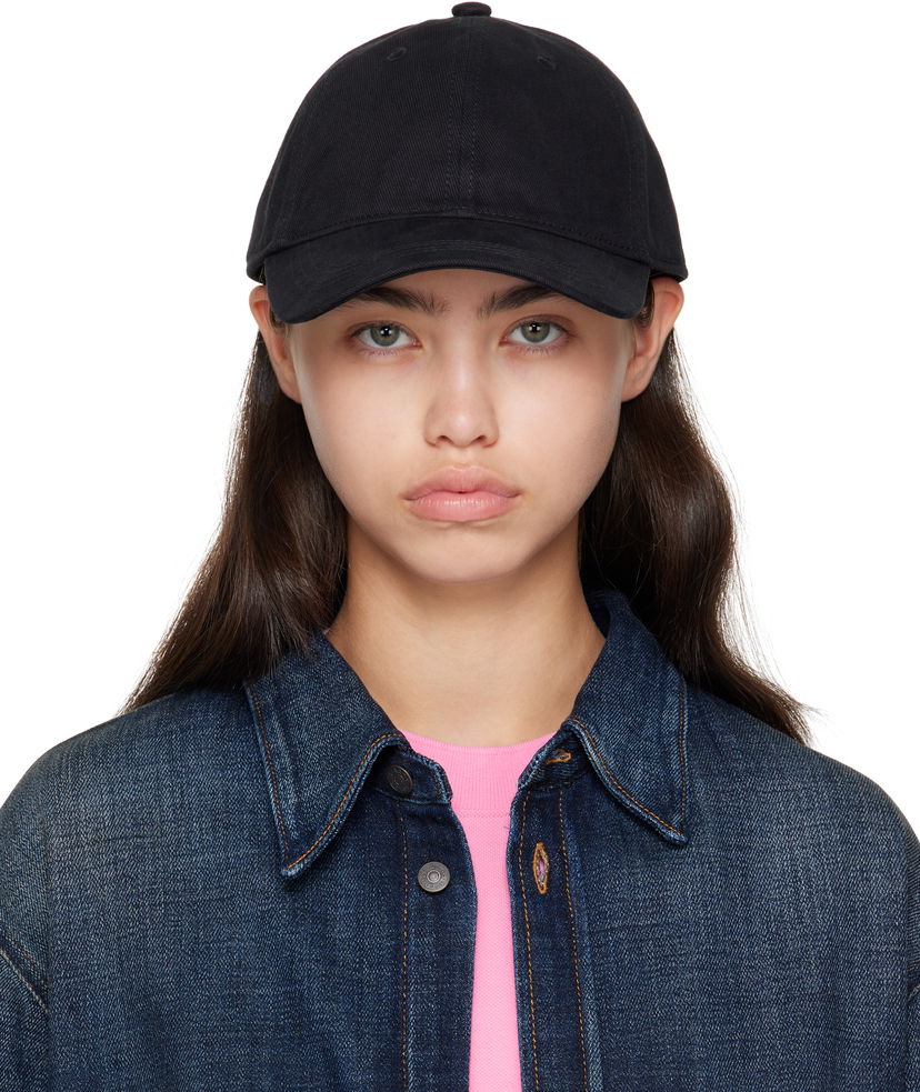 Кепка Acne Studios Acne Studios Twill Logo Cap чорний | C40420-