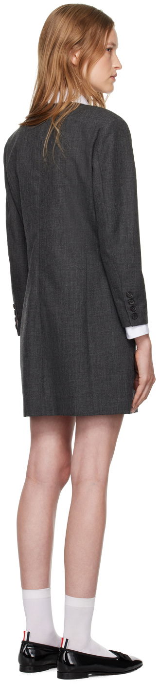 плаття Thom Browne Thom Browne Shift Minidress Сірий | FDSE84C-F0582, 2