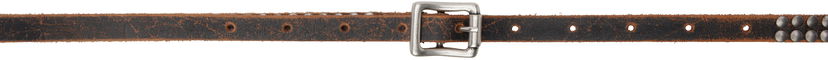 Ремені R13 R13 Studded Skinny Belt Коричневий | R13WA058-A009