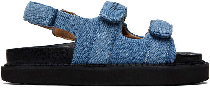 Кросівки та взуття ISABEL MARANT Isabel Marant Madee Denim Sandals чорний | 23PSD0023FA-A1B89S