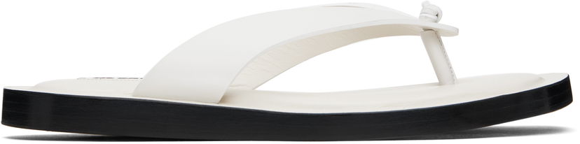 Одяг Jil Sander Jil Sander Thong Sandals білий | J44WX0012_P4942