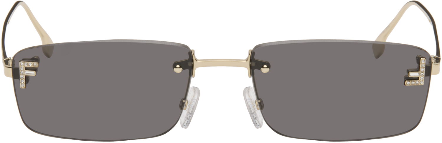Сонцезахисні окуляри FENDI Fendi 'Fendi First' Crystal Sunglasses Сірий | FE4172USM5432A 840126860511, 0