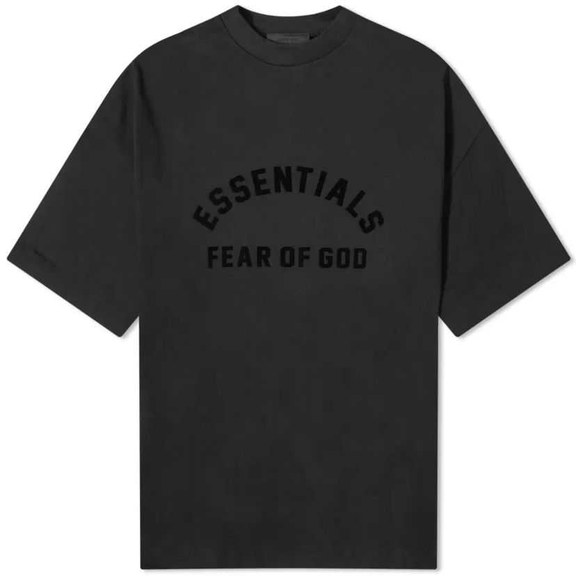 Футболка Fear of God Essentials Printed Logo T-Shirt чорний | 125SP242004F