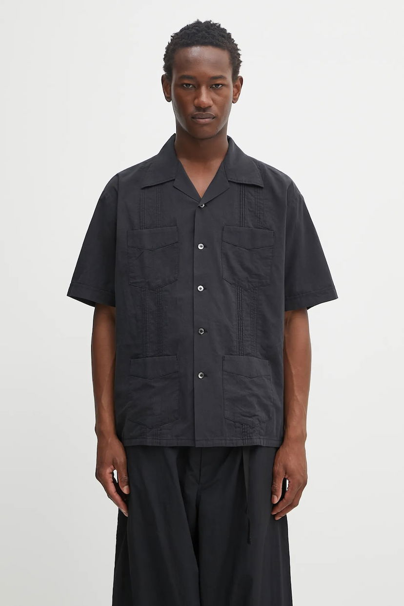 Сорочка Neighborhood NEIGHBORHOOD Guayabera Short Sleeve Shirt чорний | 251AQNH.SHM05