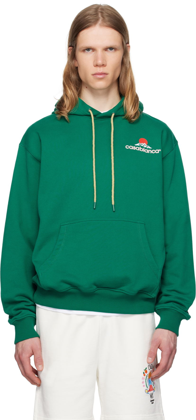 Світшоти Casablanca Casablanca Montagne Hoodie Зелений | MPF25-JTP-292-03