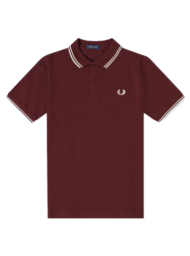 Сорочка поло Fred Perry Authentic Slim Fit Twin Tipped Polo Бордовий | M3600-597