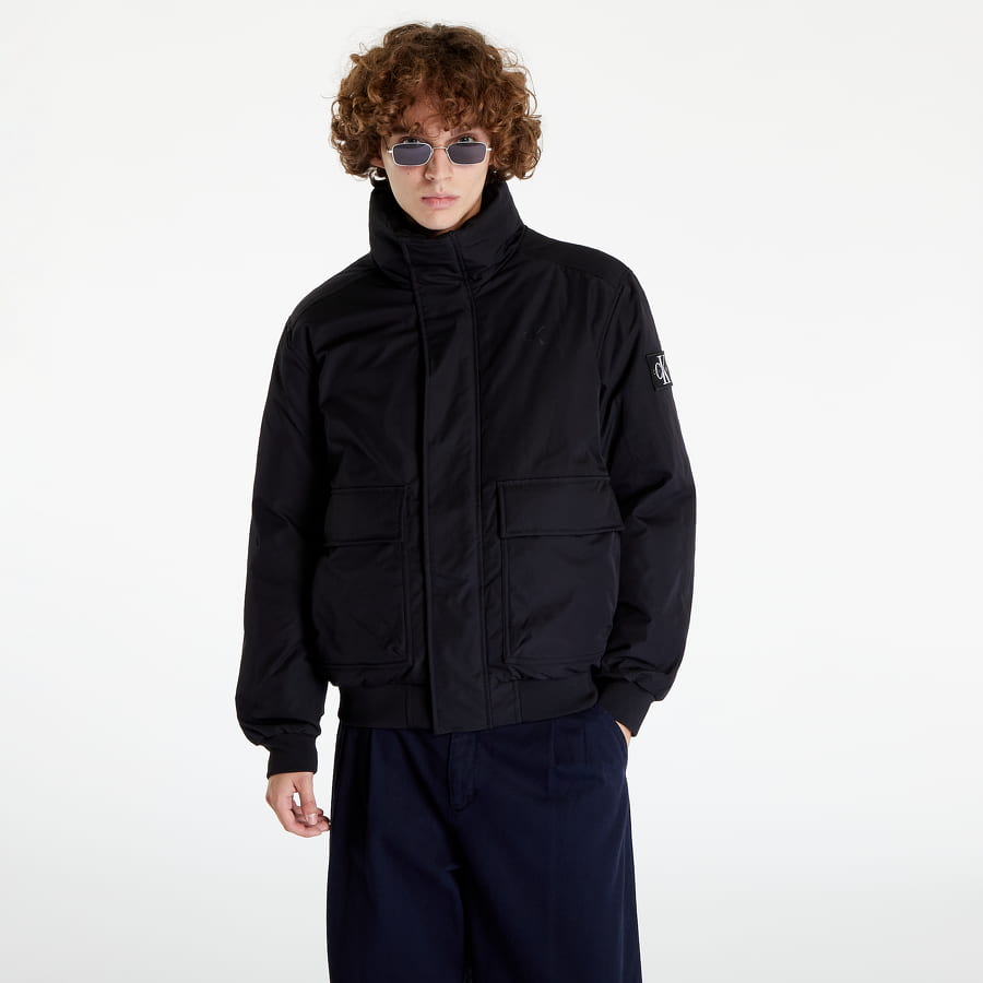 Куртка CALVIN KLEIN Non-Down Technical Bomber Jacket чорний | J30J322181 BEH, 0