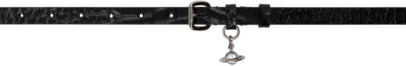 Ремені Vivienne Westwood Vivienne Westwood Mini Alex Charm Belt чорний | 8201007IW-L0098-