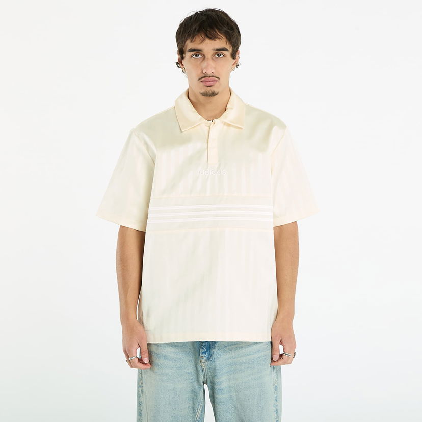 Футболки i безрукавка adidas Originals Premium Satin Jersey Cream White/ Collegiate Orange/ White бежевий | JY3923