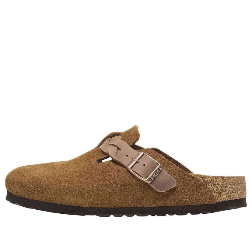 Кросівки та взуття Birkenstock Braided Suede Leather Sandals Narrow Fit Коричневий | 1026713