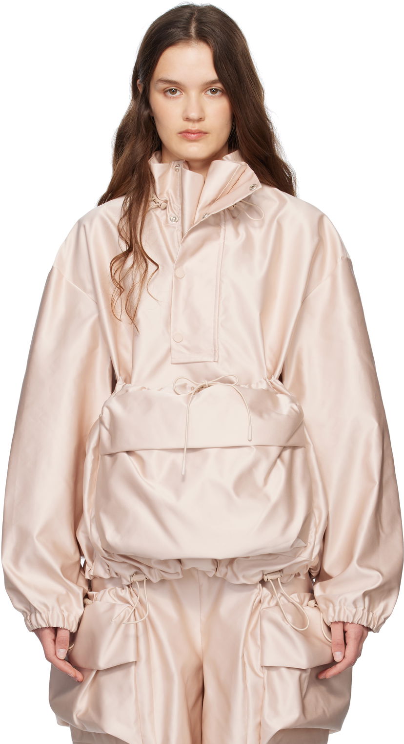 Вітровка Simone Rocha Simone Rocha Drawstring Cargo Flap Pocket Jacket Рожевий | 6117 1221