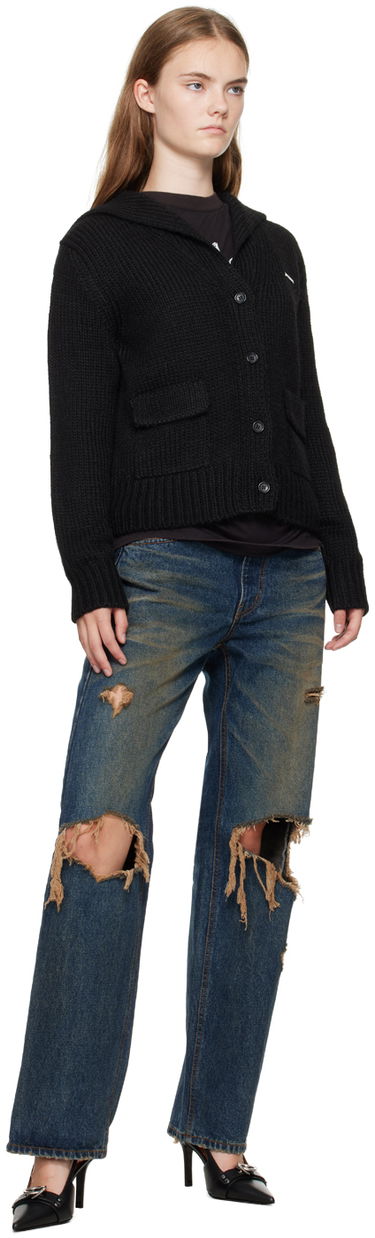 Cветр We11done Sailor Knit Cardigan чорний | WD-KC2-24-632-W-BK, 3