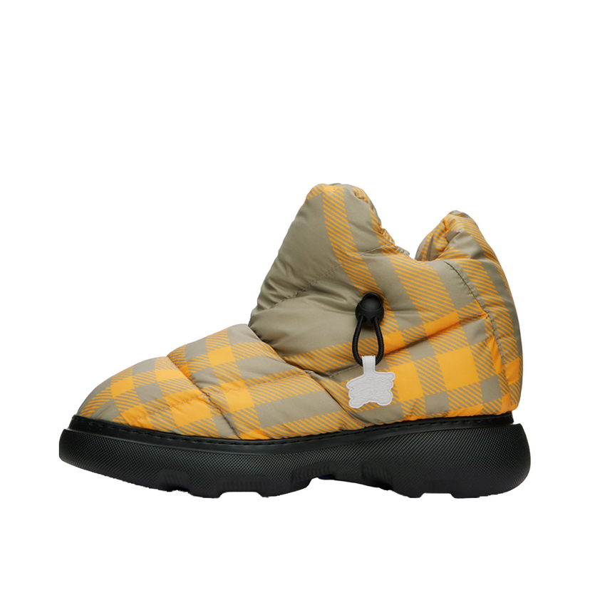 Кросівки та взуття Burberry Check Pillow Boots "Orange Taupe" Помаранчевий | 8074743