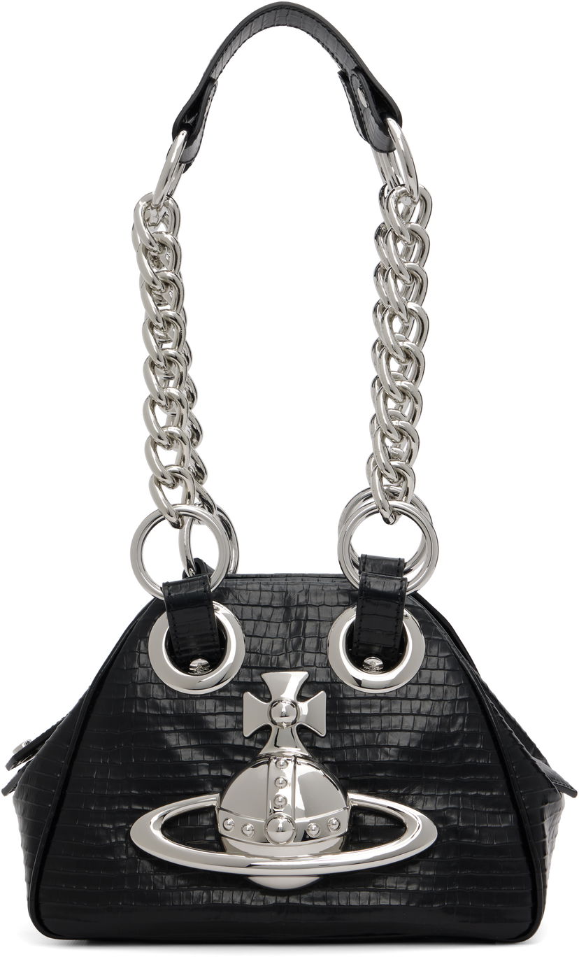 Сумочка Vivienne Westwood Vivienne Westwood Archive Orb Chain Handbag чорний | 46020008W-L00C0-