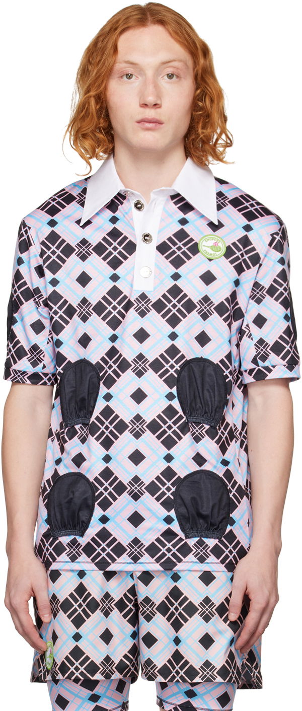 Сорочка поло Chopova Lowena Chopova Lowena Check Polo with Pockets Різнокольоровий | 9019