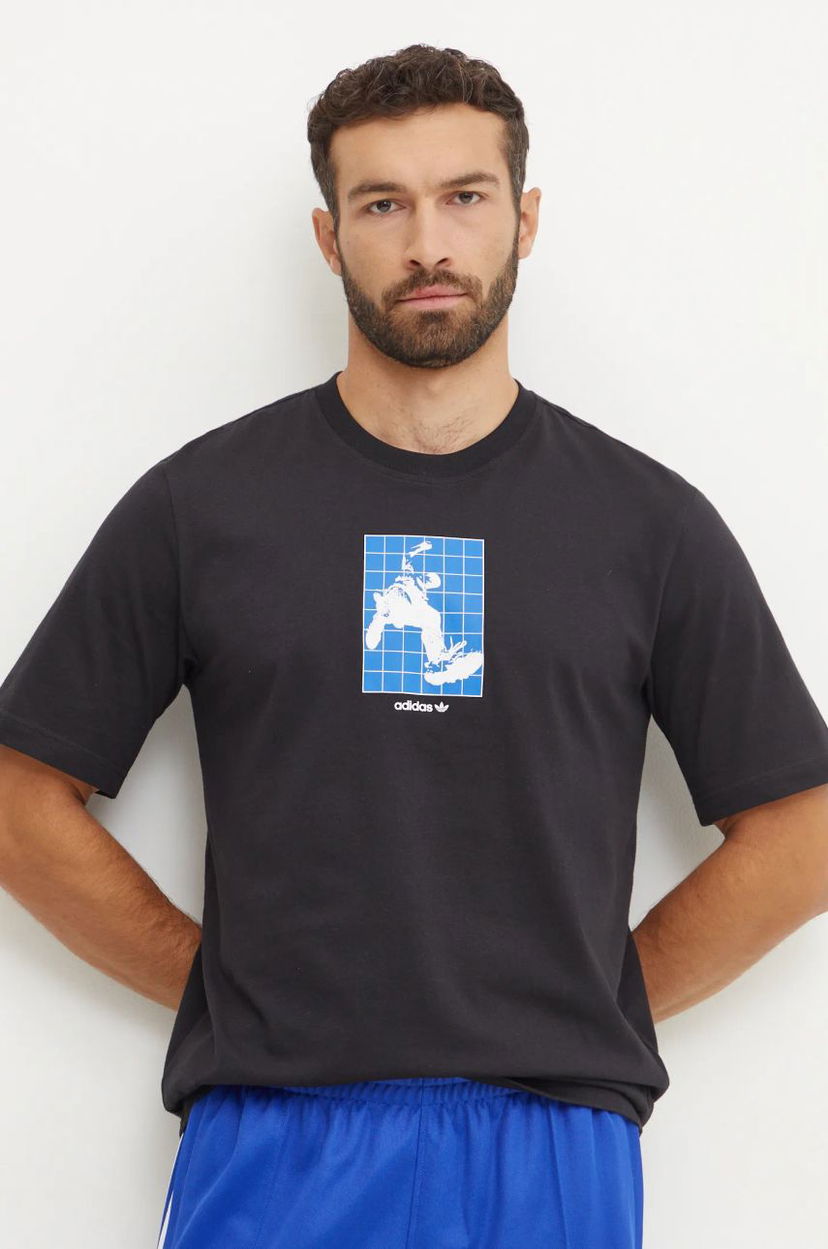 Футболка adidas Originals Skateboarder Graphic T-Shirt чорний | IY2080