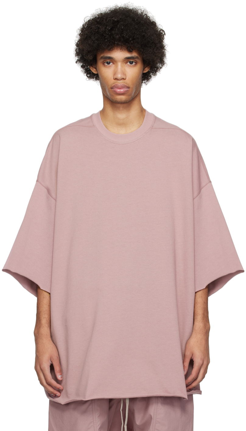 Футболка Rick Owens Tommy T-Shirt Рожевий | RU01D3283 BA
