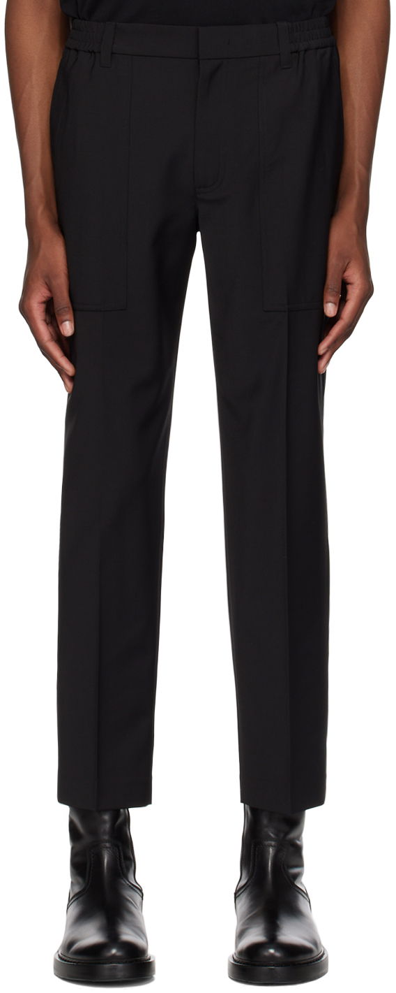 Штани Helmut Lang Helmut Lang Core Trousers чорний | N05HM203
