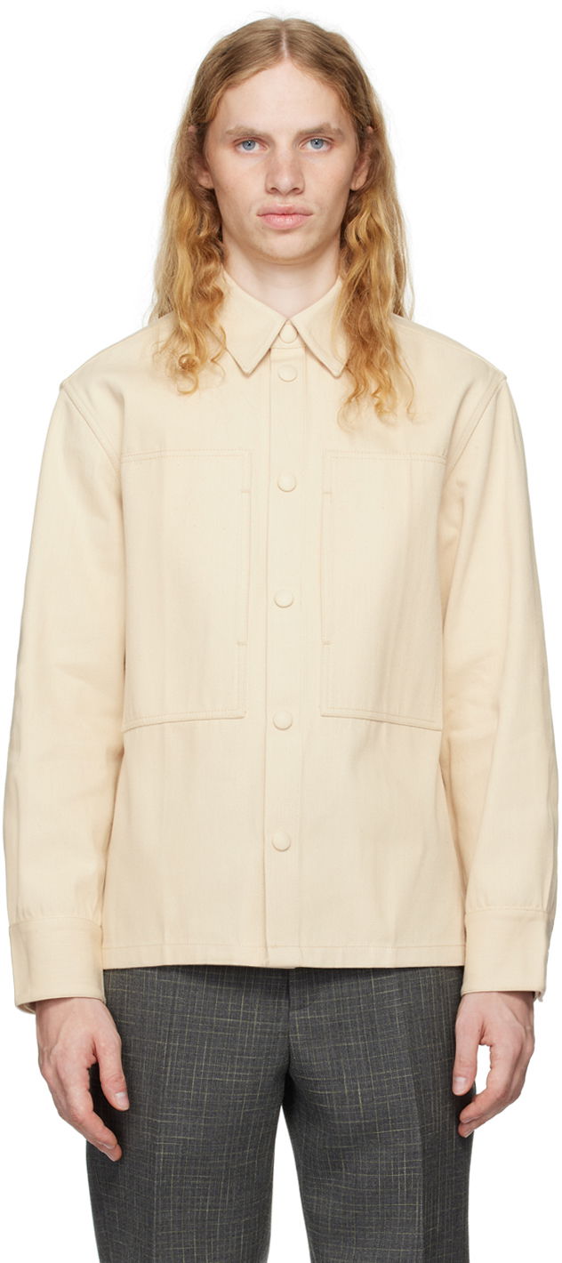 Куртка Jil Sander Sea Island Denim Jacket бежевий | J22DL0234_J45257