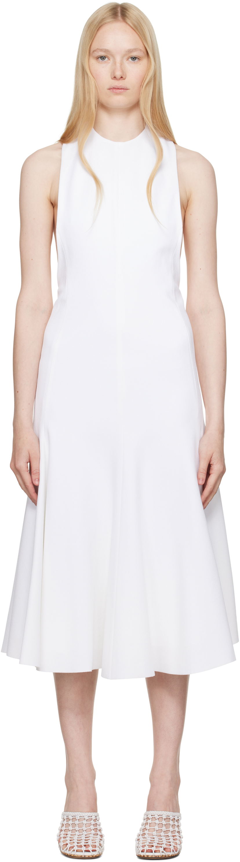 плаття Jacquemus Jacquemus La Casa 'The Favola' Sleeveless Midi Dress білий | 25E251DR183-1667