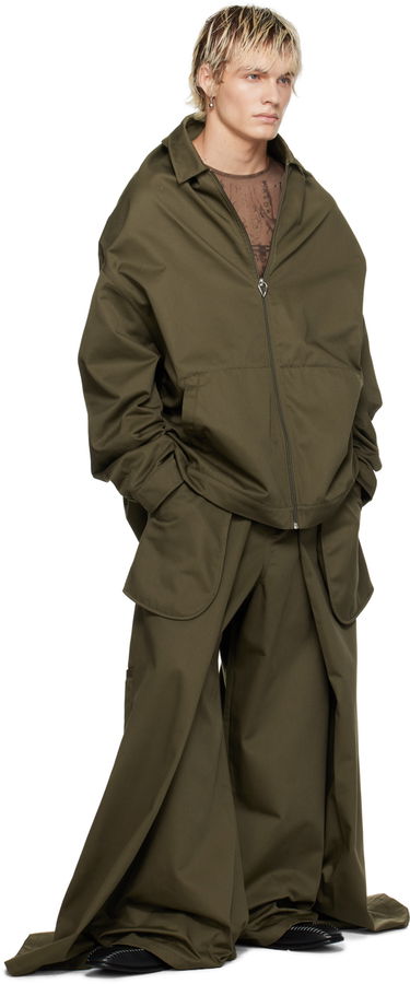 Куртка Jean Paul Gaultier Jean Paul Gaultier Shayne Oliver Edition Zip-Up Jacket Зелений | 24/27-F-VE054-C048-41, 4
