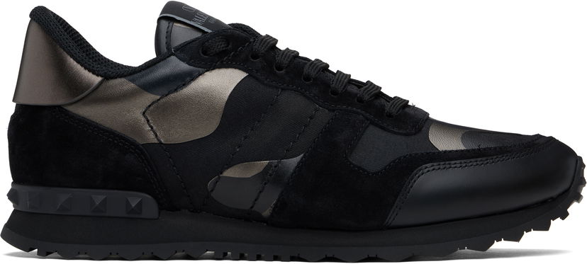 Кросівки та взуття Valentino Valentino Garavani Rockrunner Camouflage чорний | 6Y2S0723NTA