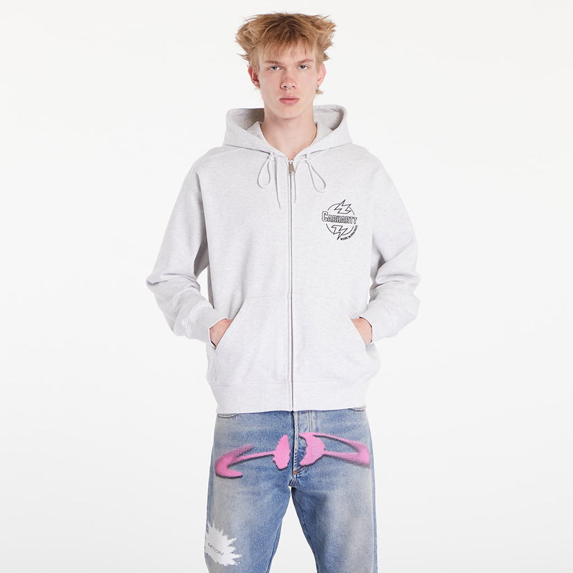Світшоти Carhartt WIP Ablaze Hoodie UNISEX Ash Heather/ Black Сірий | I033623.00OXX