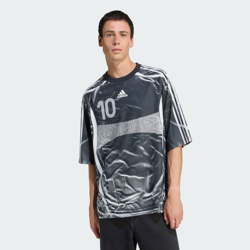 Джерсі adidas Performance Adilenium Season 4 Teamgeist Printed Soccer Jersey чорний | KF8522