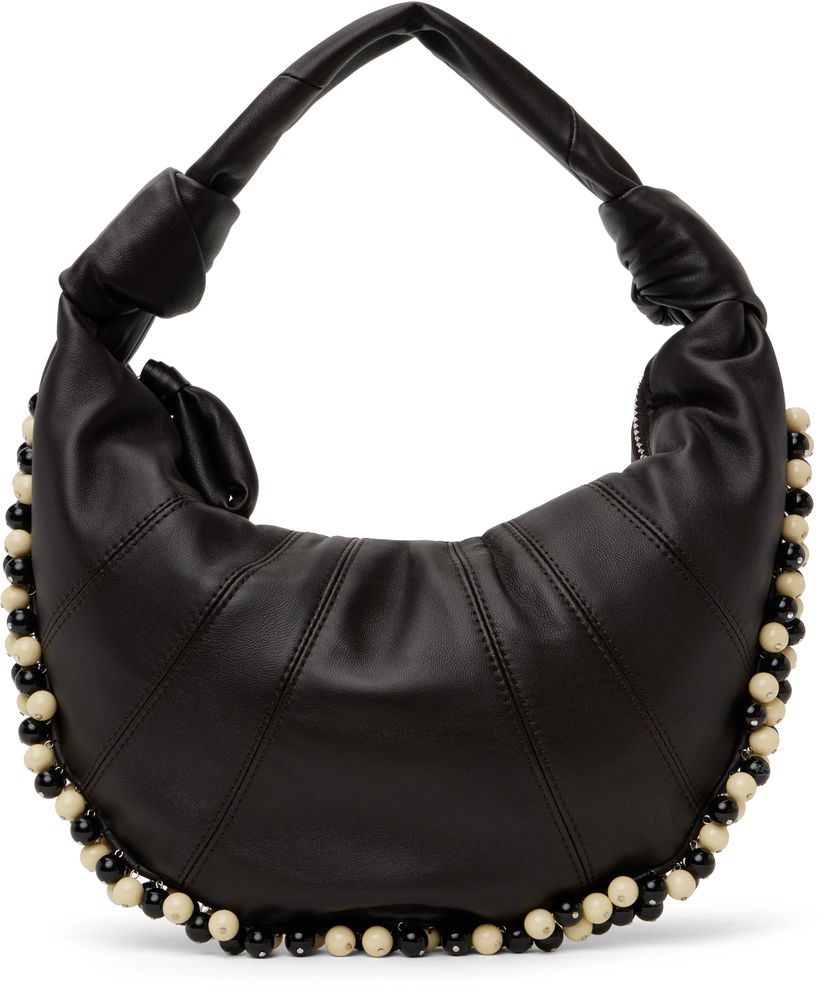 Сумочка LEMAIRE Lemaire Beaded Mini Fortune Croissant Bag чорний | BG0152 LL095