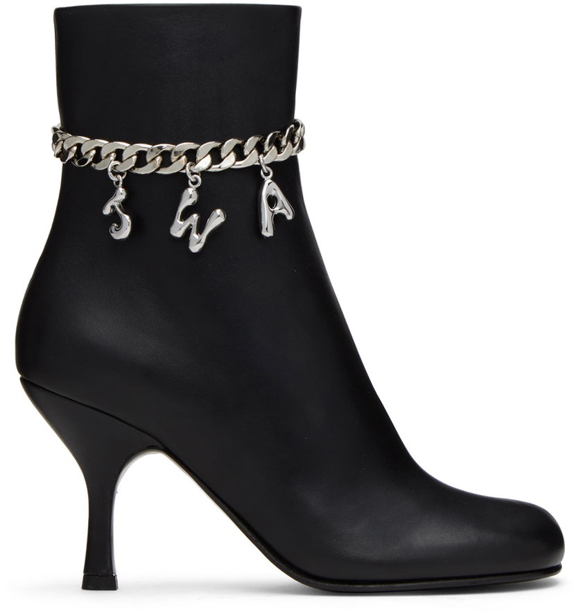 Одяг JW Anderson JW Anderson Charm Ankle Boots чорний | ANW41030A