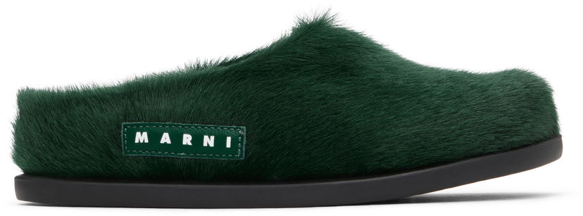 Кросівки та взуття Marni Marni Fussbett Sabot Mules Зелений | 75333