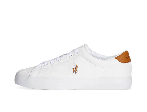 Кросівки та взуття Polo by Ralph Lauren Longwood Leather Trainers білий | 816877702001