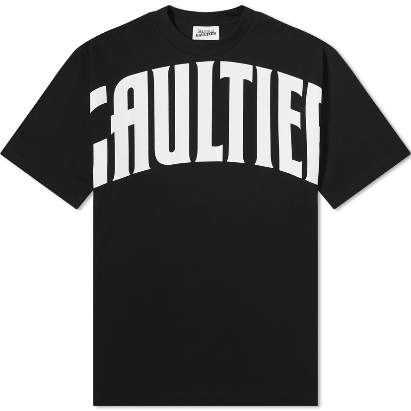 Футболка Jean Paul Gaultier Logo Oversized T-Shirt чорний | 24-25-U-TS065I-J055-0001