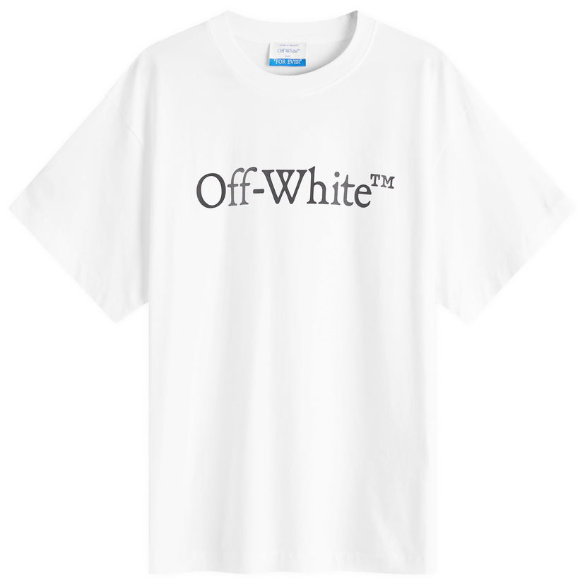 Футболка Off-White Bookish Skate T-Shirt білий | OMAA120C99JER0080110