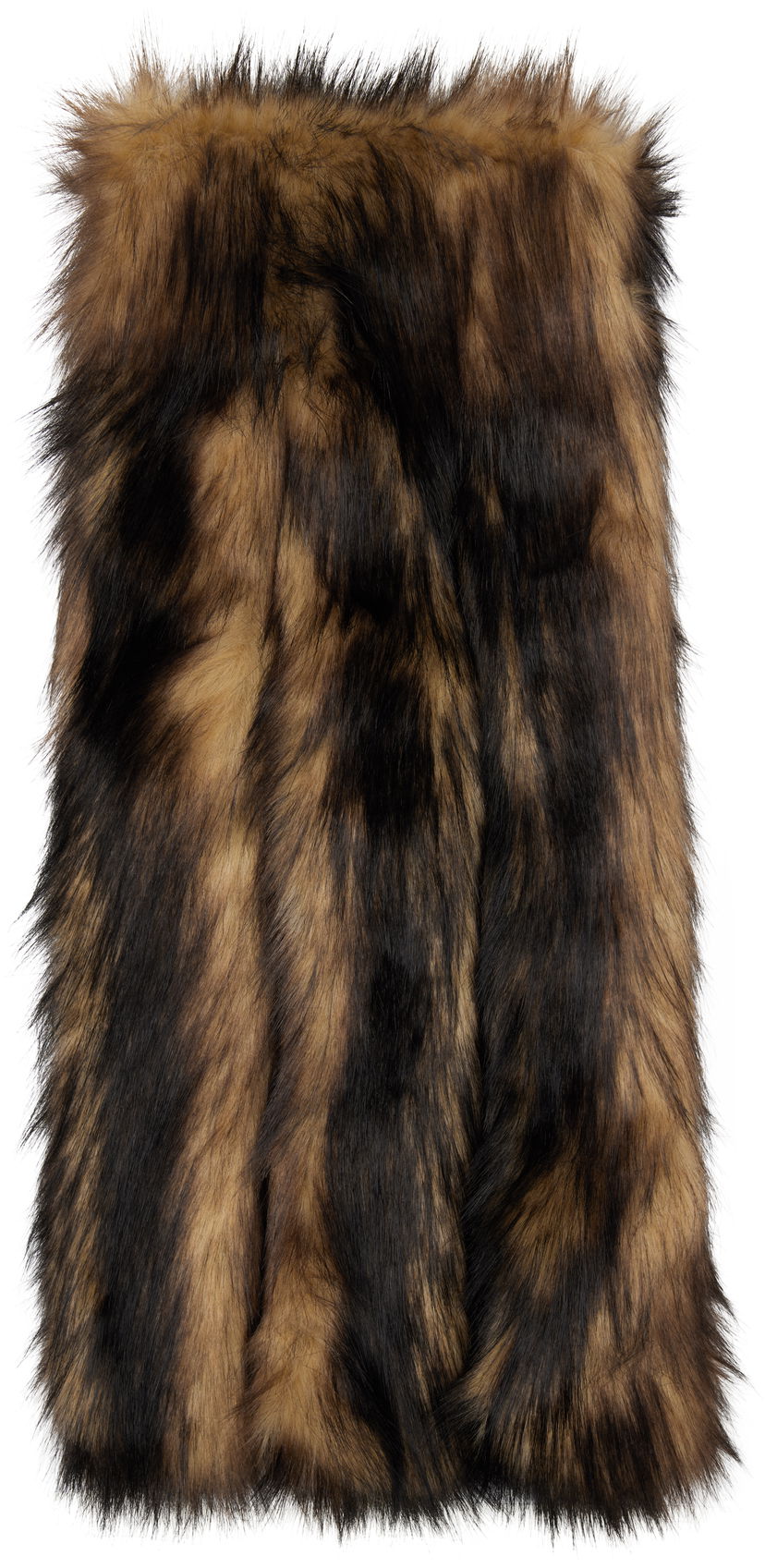Шарф Simone Rocha Simone Rocha Triple Slit Faux Fur Scarf Коричневий | 1038 1255