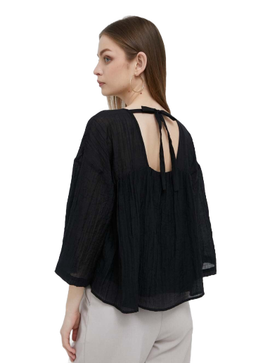 Сорочка DKNY Blouse чорний | P3DA6S62